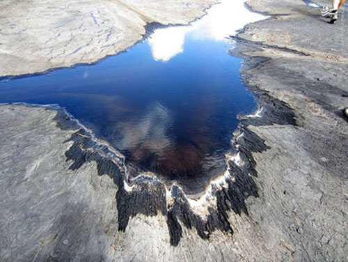 Natural Asphalt Lake Natural Asphalt Lake